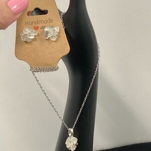 Sea Glass Necklace and Earrings. Real Sea glass.  See story. One of a kind! ❤️